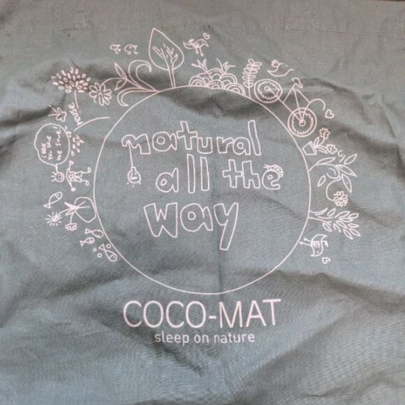 Coco Mat soft cotton reusable bags set of 3 Teal and Yellow - Picture 6 of 7